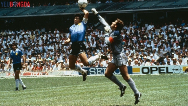 “Bàn tay chúa” của Maradona ở trận đấu tại WC 1986