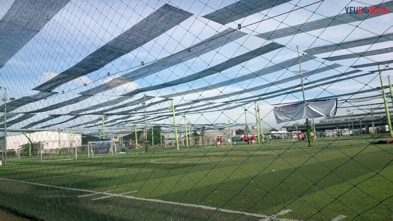 Sân đá phủi tại Tân Uyên chủ yếu là sân 5 người